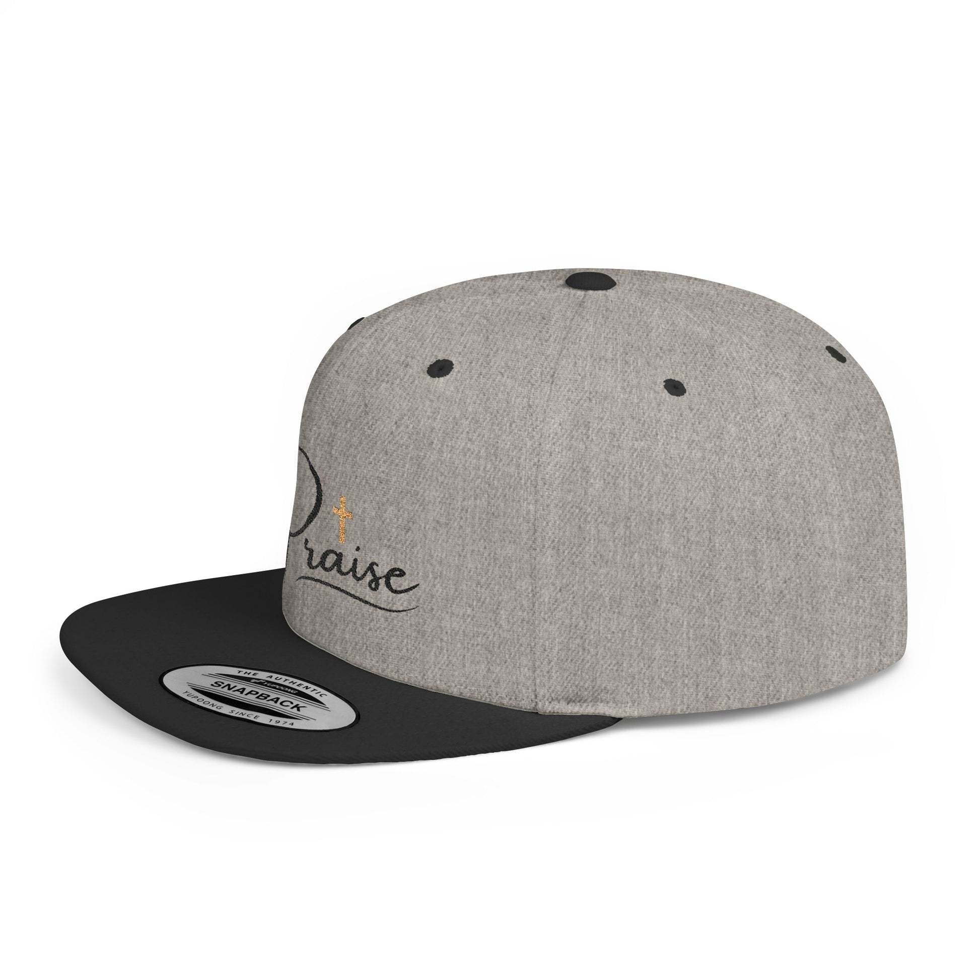 I Give Praise Flat Bill Snapback Cap