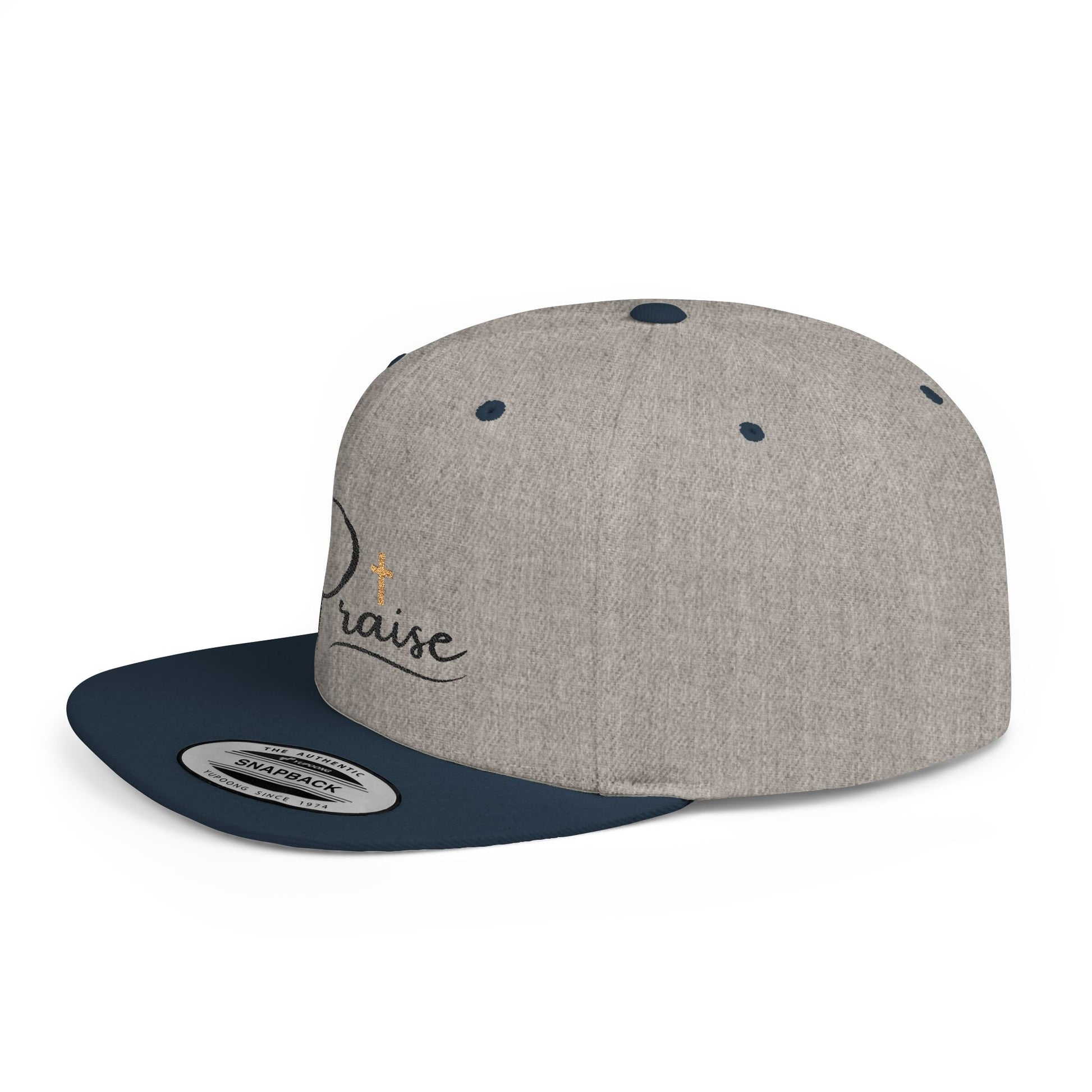 I Give Praise Flat Bill Snapback Cap