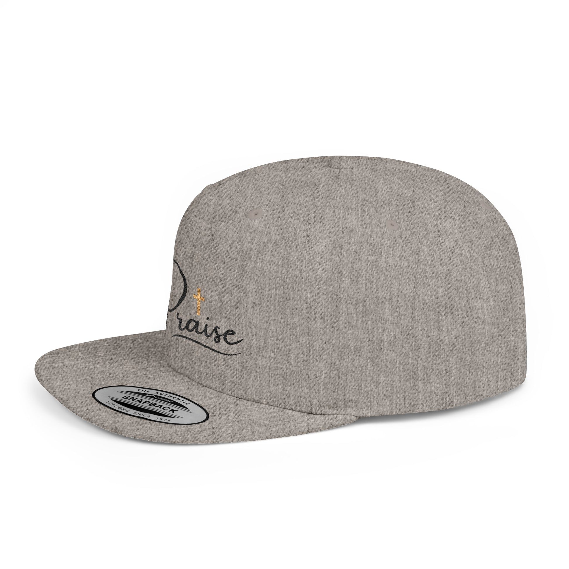I Give Praise Flat Bill Snapback Cap