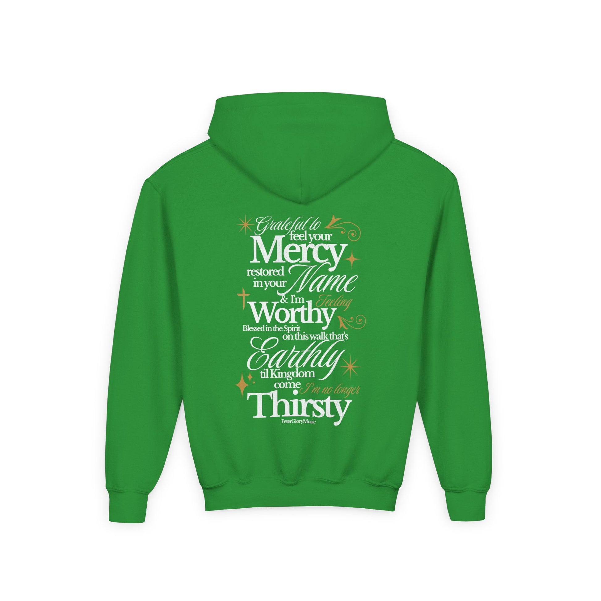 Grateful (I Give Praise) Kids Hoodie