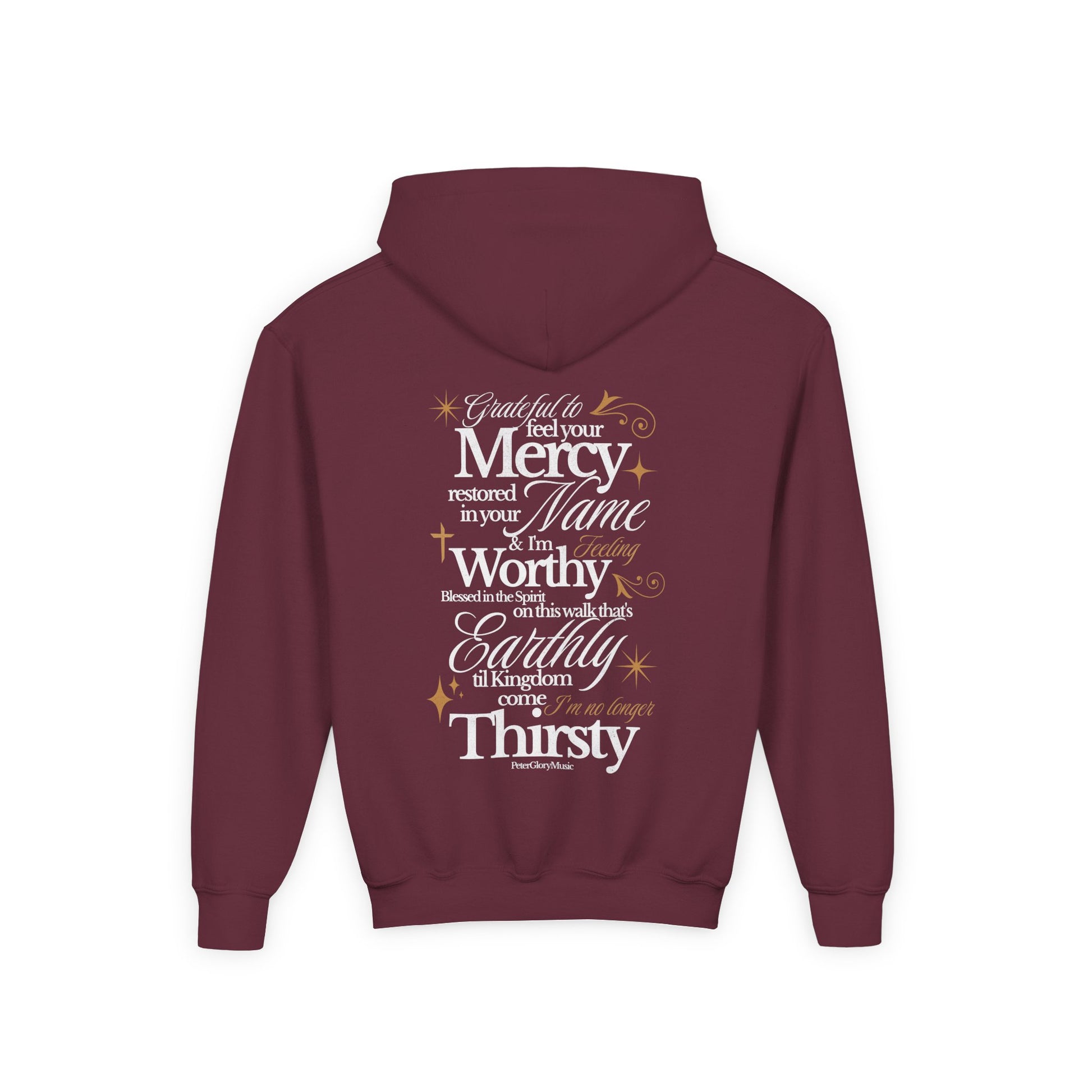 Grateful (I Give Praise) Kids Hoodie