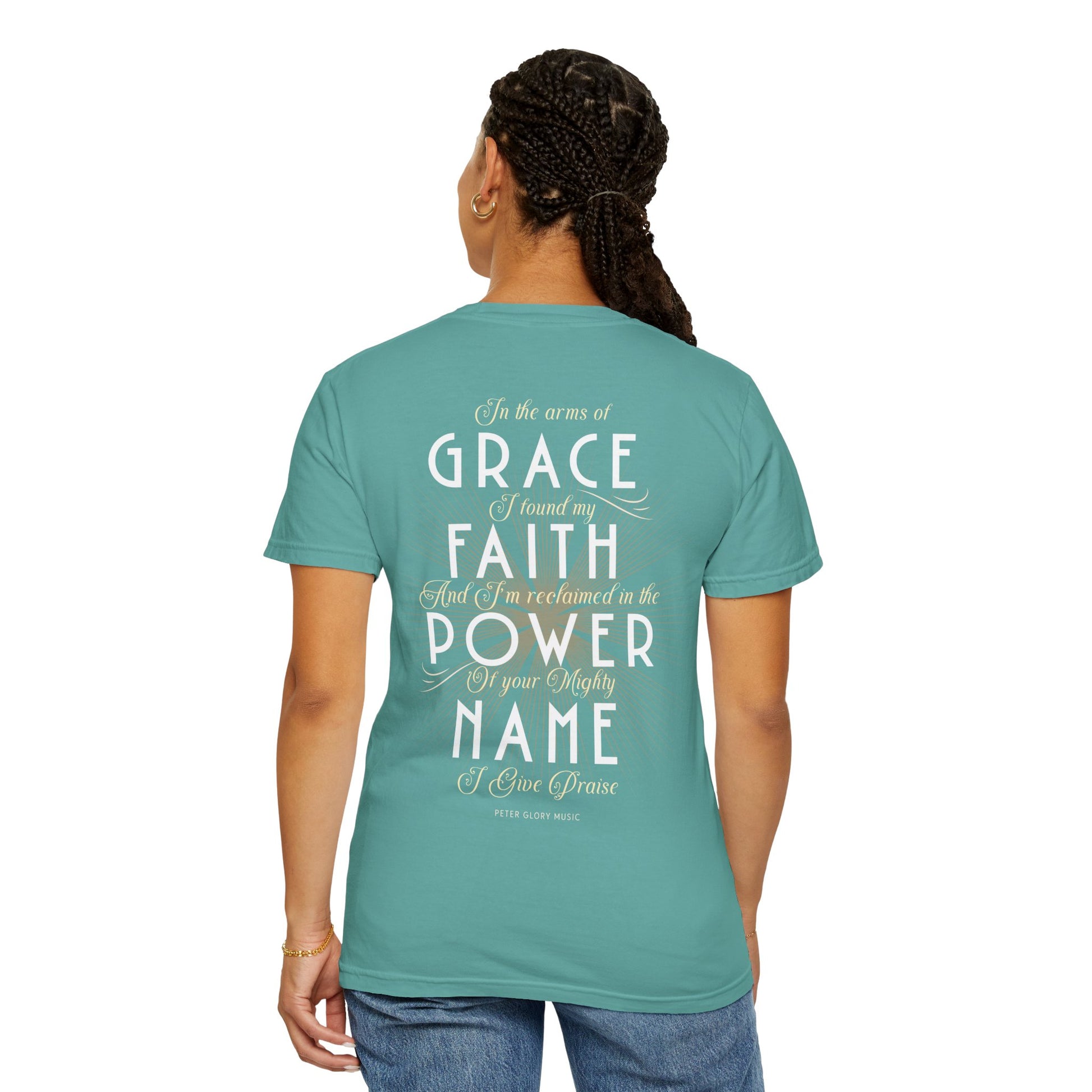 Arms of Grace (I Give Praise) - Men/Unisex T-shirt