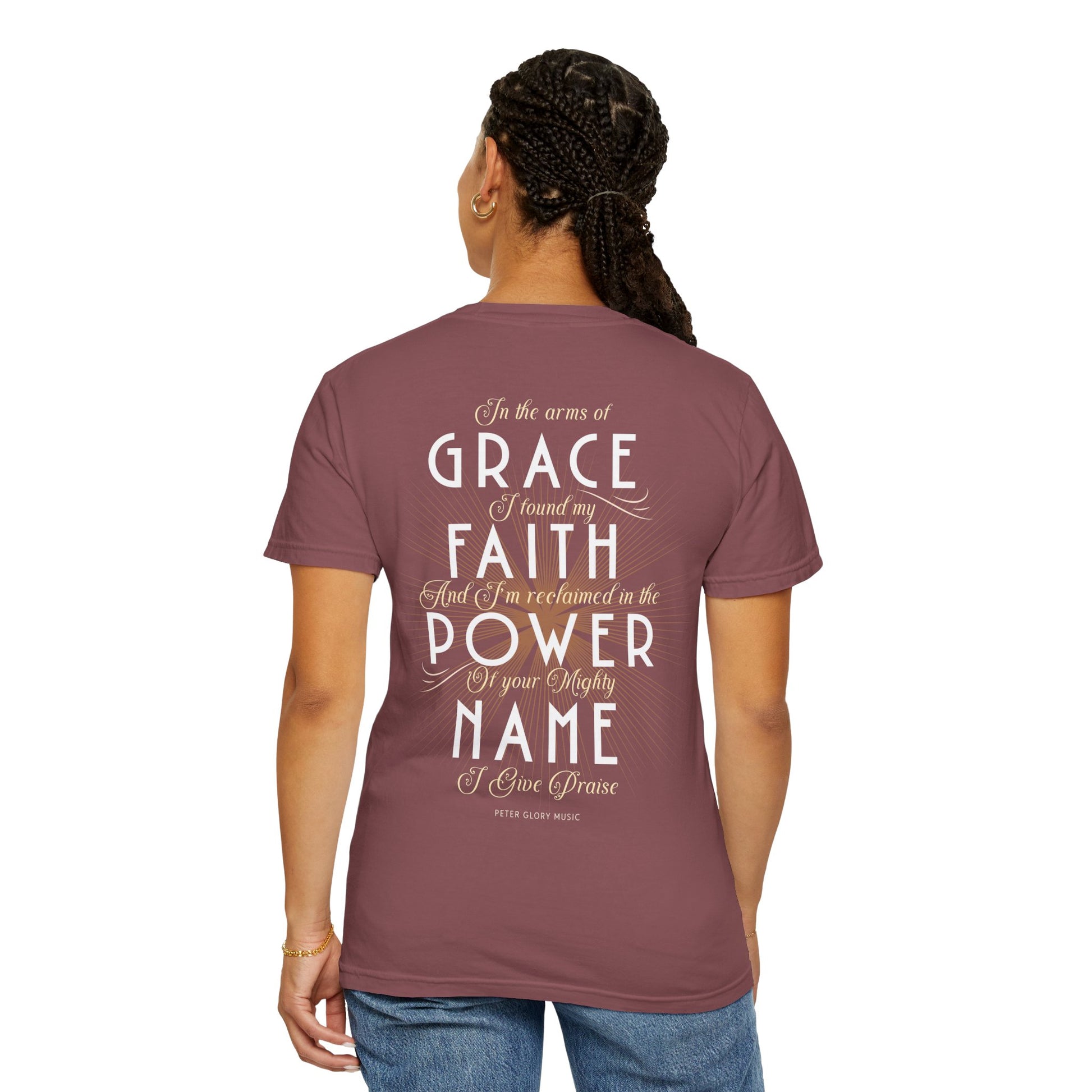 Arms of Grace (I Give Praise) - Men/Unisex T-shirt