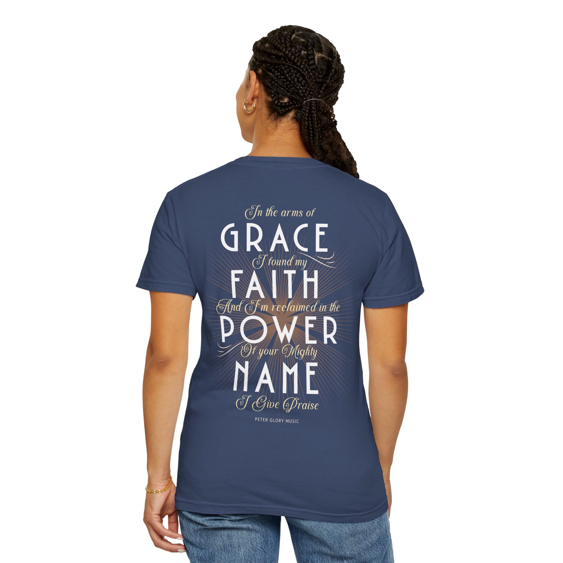 Arms of Grace (I Give Praise) - Men/Unisex T-shirt