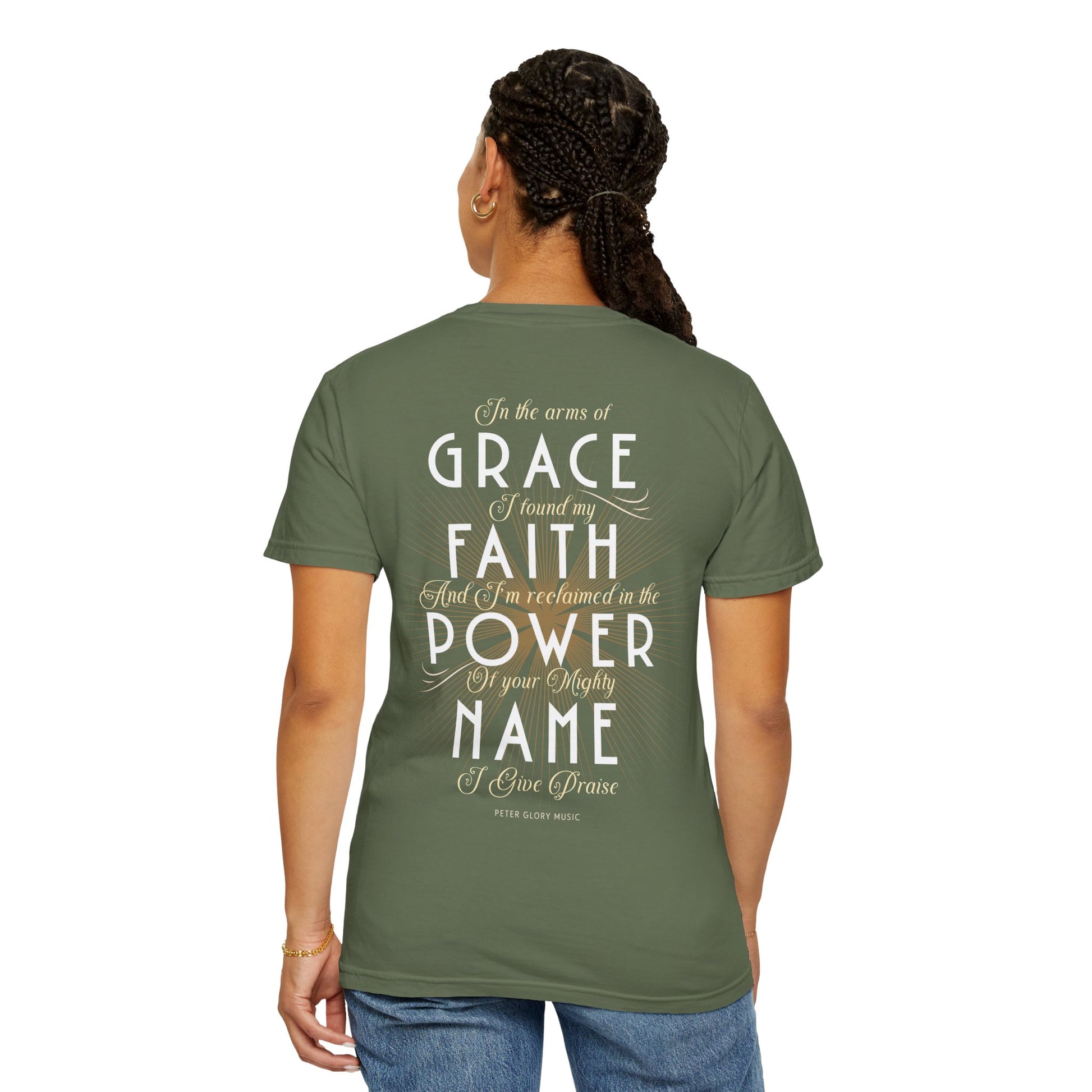 Arms of Grace (I Give Praise) - Men/Unisex T-shirt