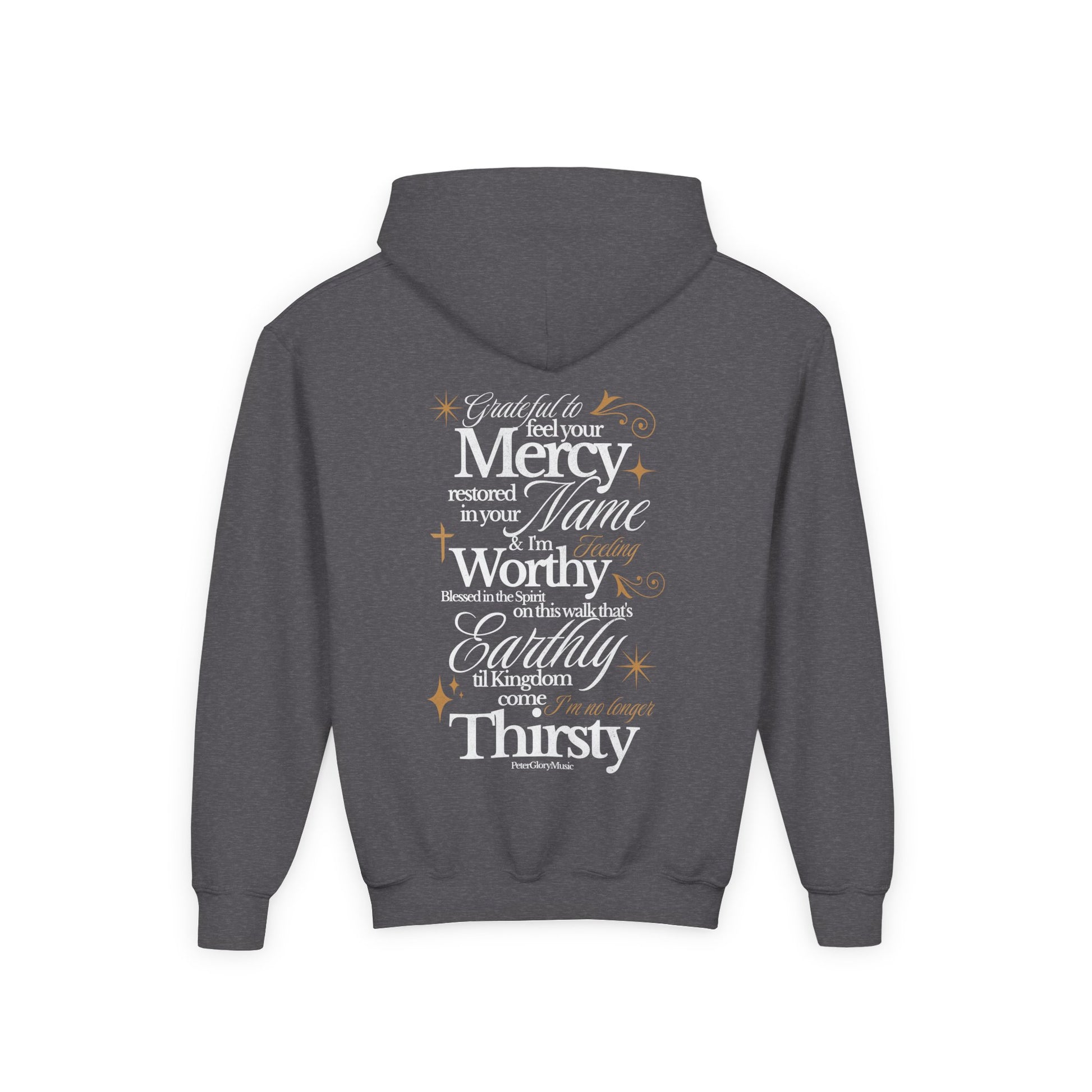 Grateful (I Give Praise) Kids Hoodie