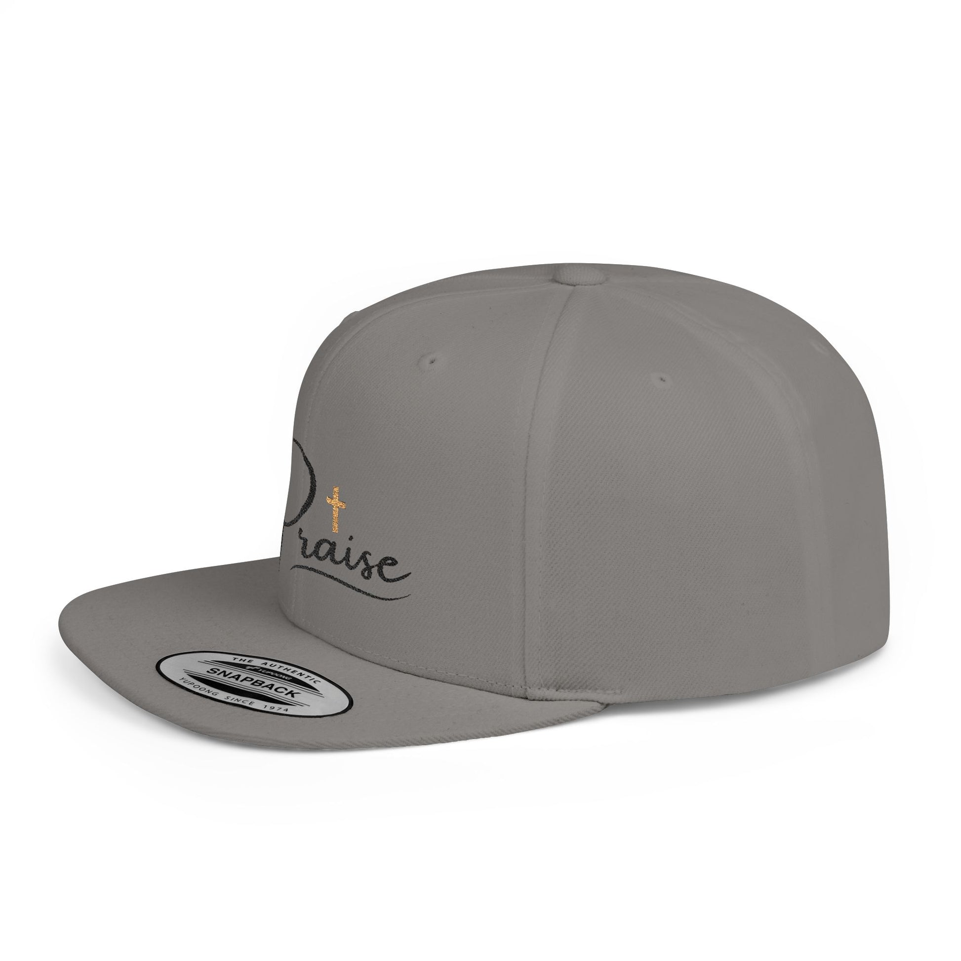 I Give Praise Flat Bill Snapback Cap