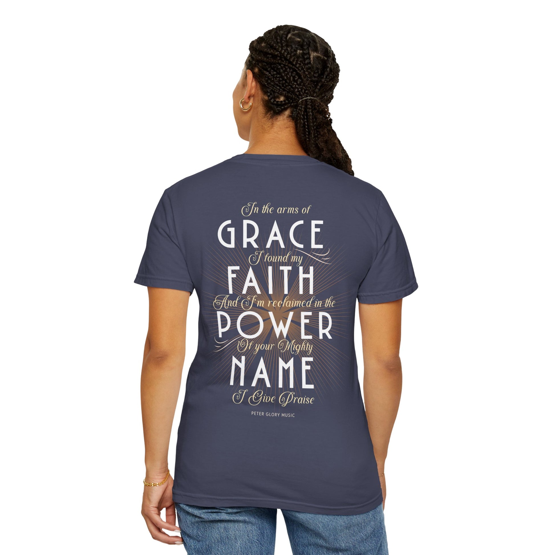 Arms of Grace (I Give Praise) - Men/Unisex T-shirt