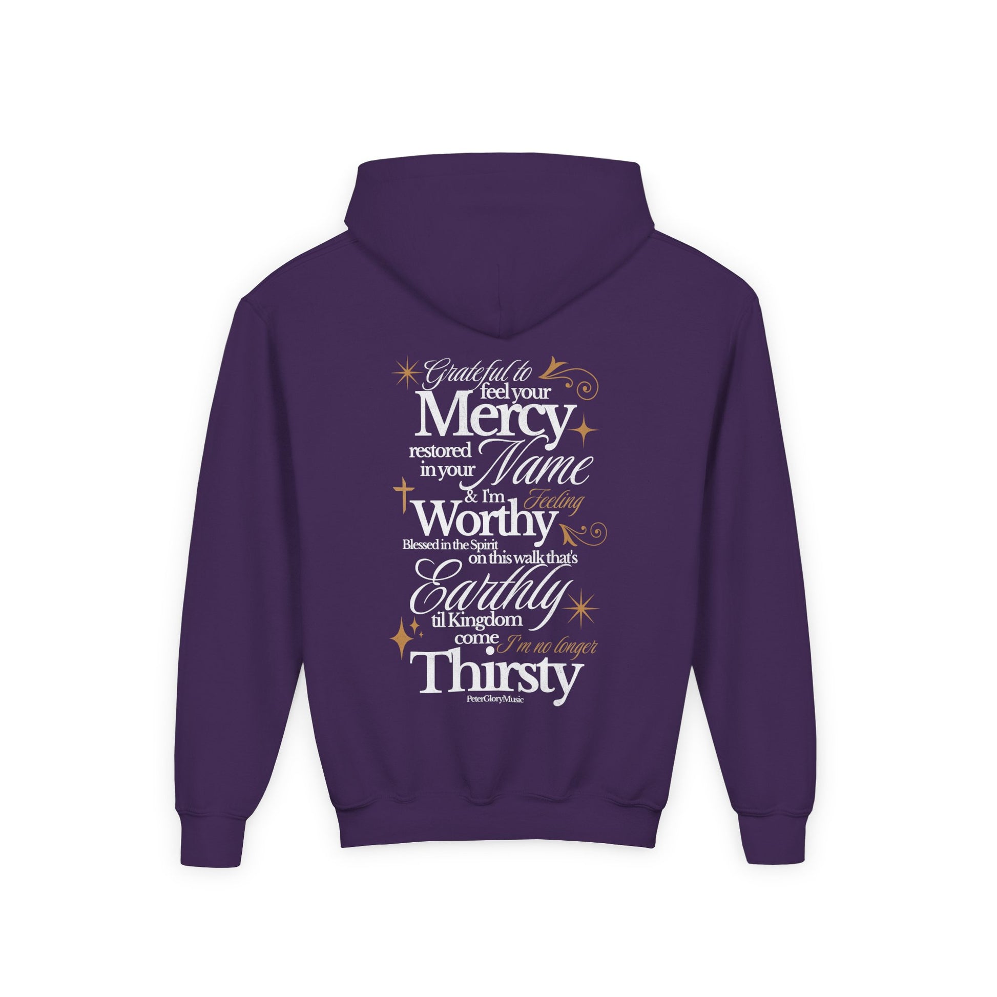 Grateful (I Give Praise) Kids Hoodie