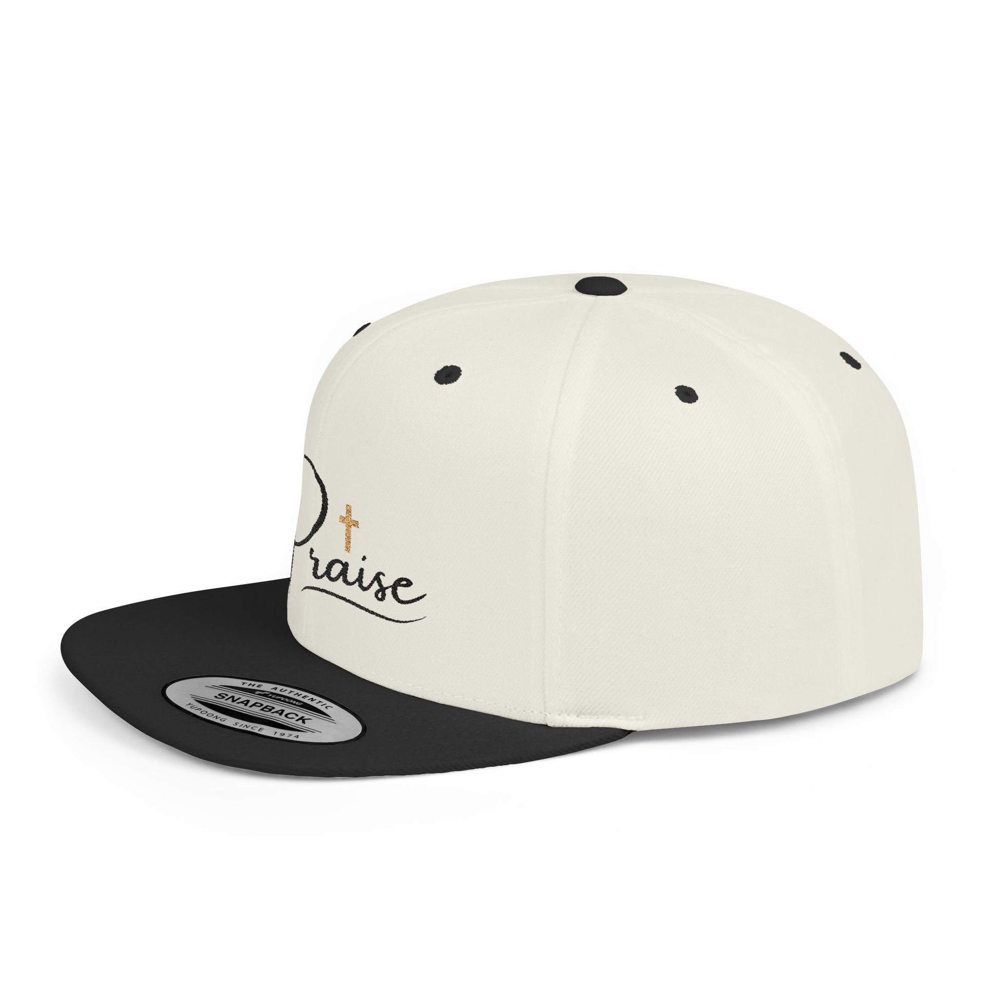 I Give Praise Flat Bill Snapback Cap
