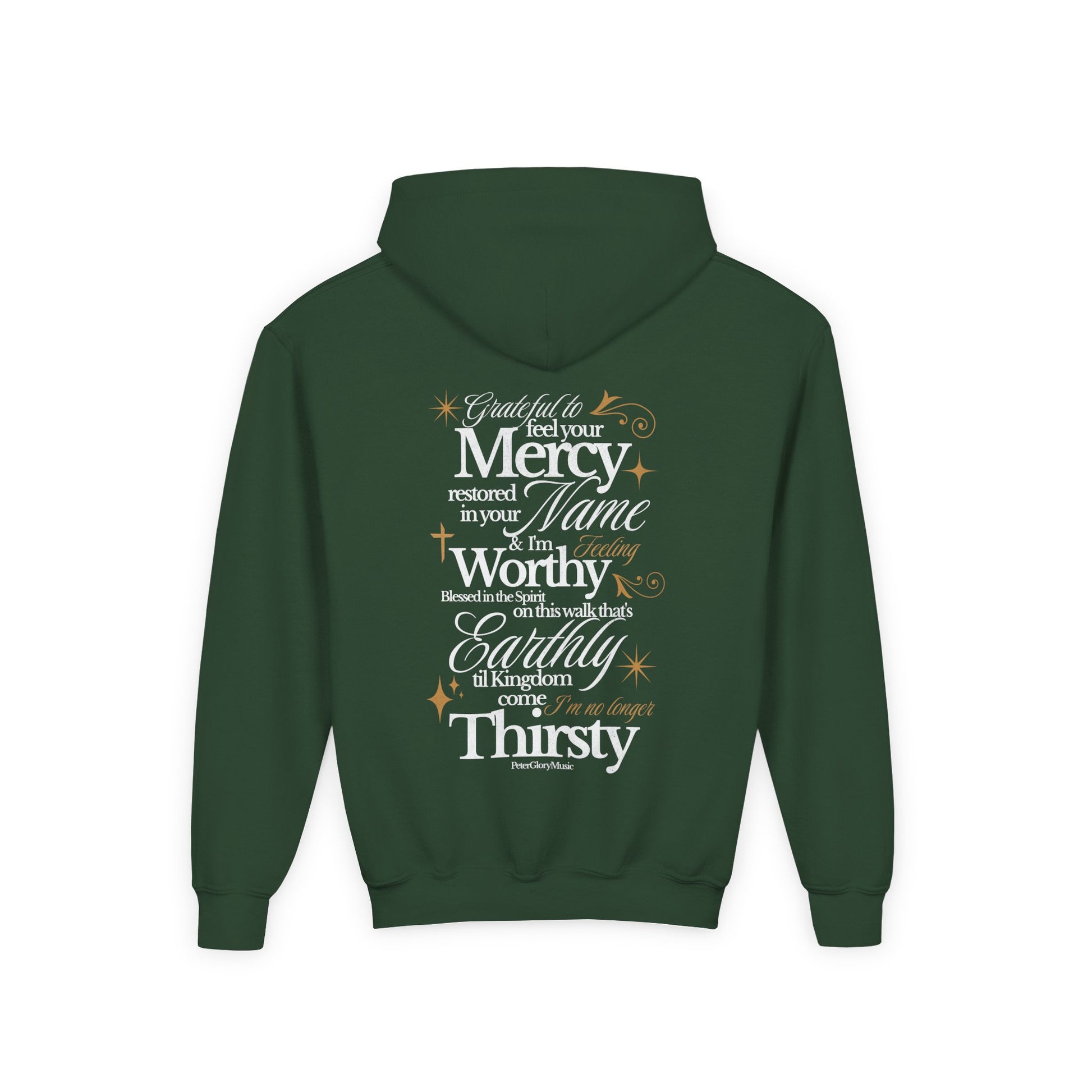Grateful (I Give Praise) Kids Hoodie