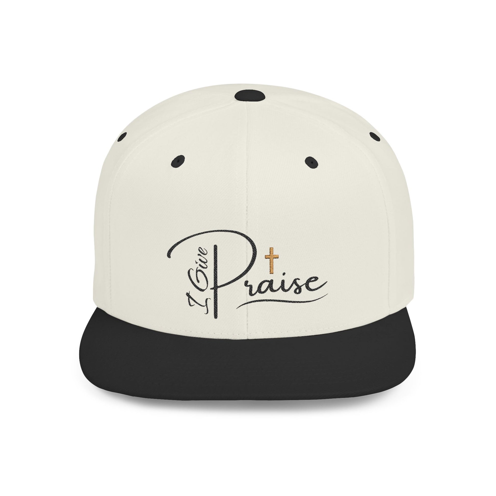 I Give Praise Flat Bill Snapback Cap