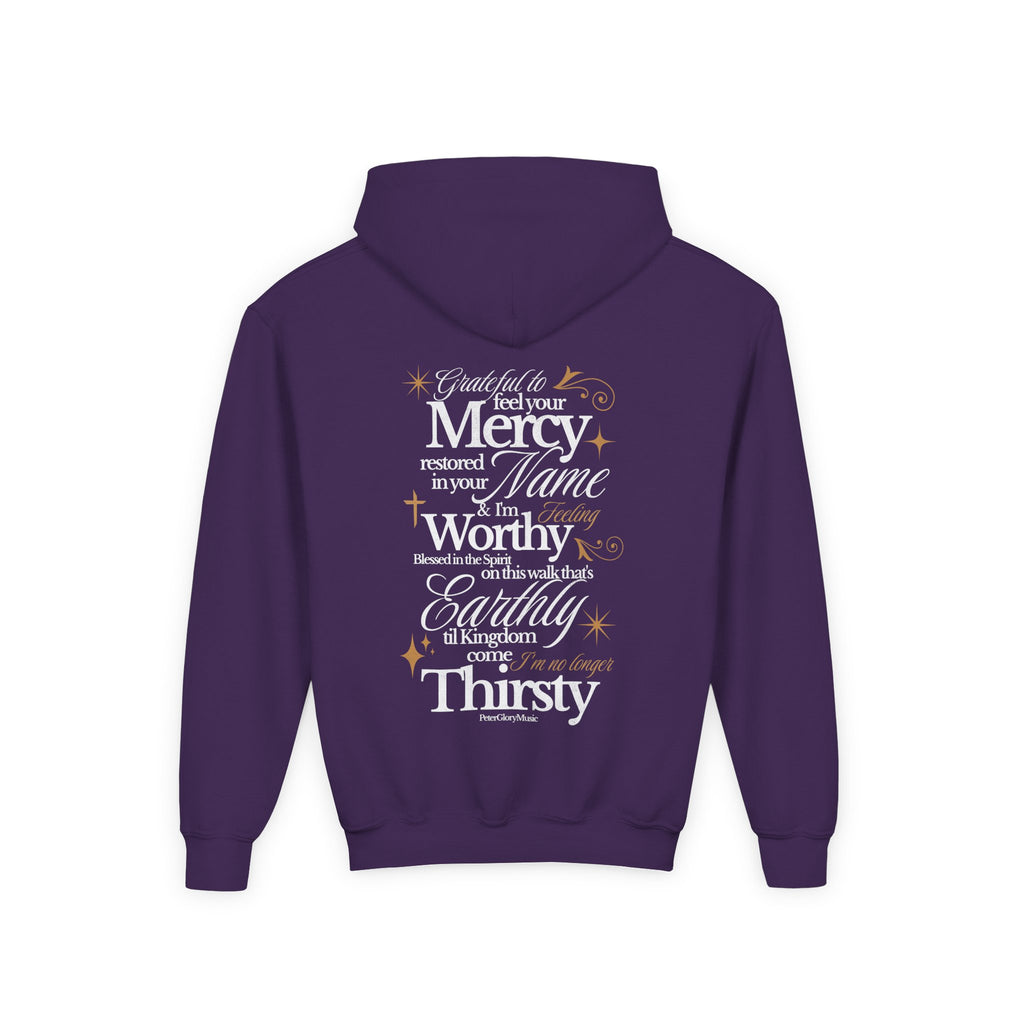 Grateful (I Give Praise) Kids Hoodie